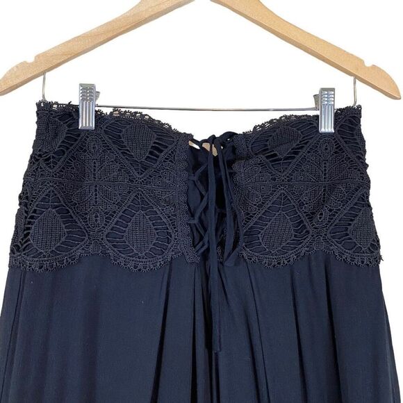 Hummingbird Wide Leg Split Thigh Palazzo Pants - Picture 2 of 11